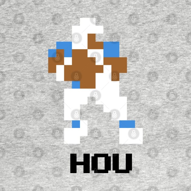 8-Bit Quarterback - Houston (Throwbacks) by The Pixel League